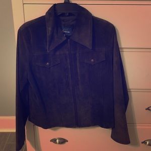 Ladies Vintage faux suede jacket from Express